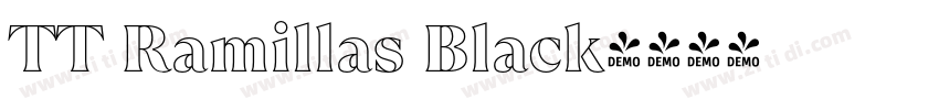 TT Ramillas Black字体转换